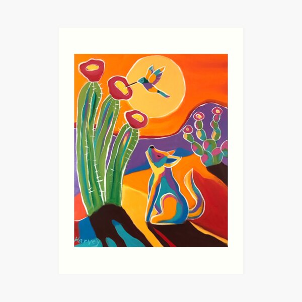 Curious Art Print
