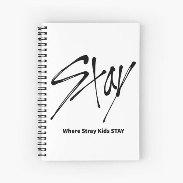 stray kids stay logo spiral notebook by michiyo goods redbubble redbubble