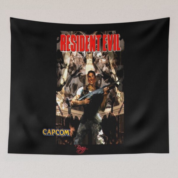 Item preview, Resident Evil 1 - Playstation 1 NA Original Box Cover (Neon) designed and sold by Brazz Official.