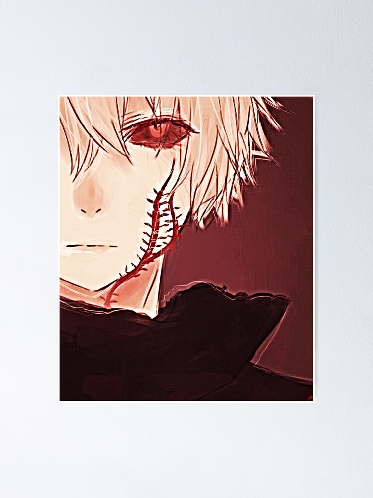 Tokyo Ghoul Kaneki Ken Poster By Iconworks Redbubble