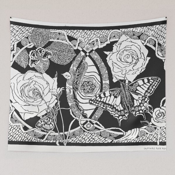 Item preview, LOVE (black on white) designed and sold by Sapphire Rose Rochelle.