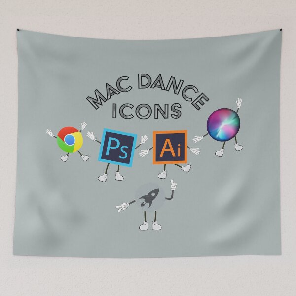 Artikelvorschau, Mac-Tanz-Shirt - Mac-Tanzt-shirt anwenden - Spaß-Mac-Shirt - lustiges Mac-T-Shirt - Mac-Ikonen-Shirt entworfen und verkauft von happygiftideas.