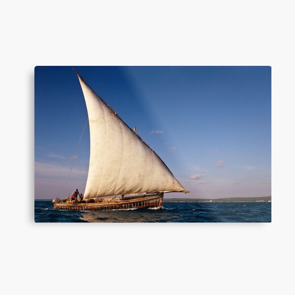 Sailing Dhow Metal Print
