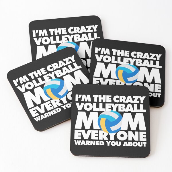 Item preview, Im The Crazy Volleyball Mom Everyone Warned you about Funny Saying designed and sold by elhefe.