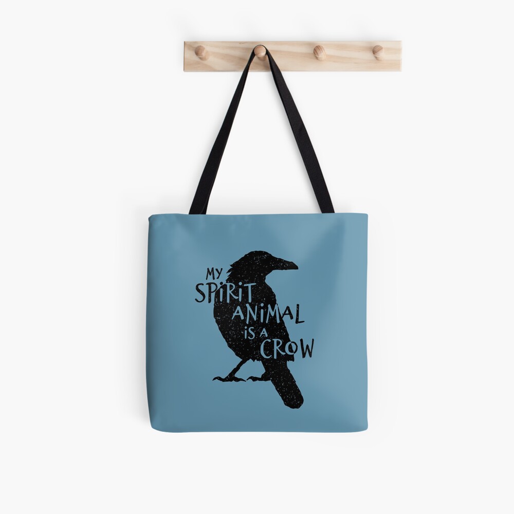 Black Crow Silhouette - My Spirit Animal Is A Crow