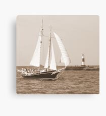 Schooner Canvas Print