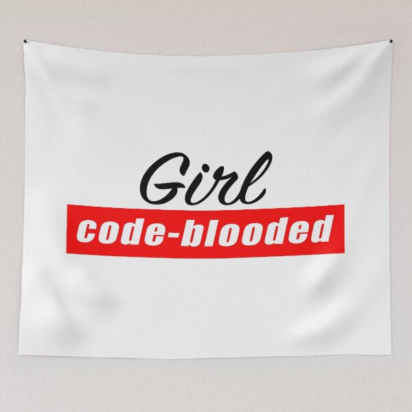 Item preview, Code - blooded girl designed and sold by KeepOnCoding.