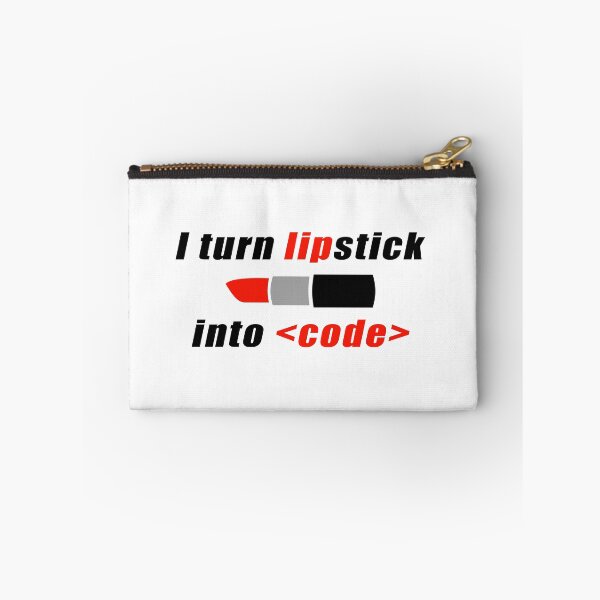 Item preview, I turn lipstick into code designed and sold by KeepOnCoding.
