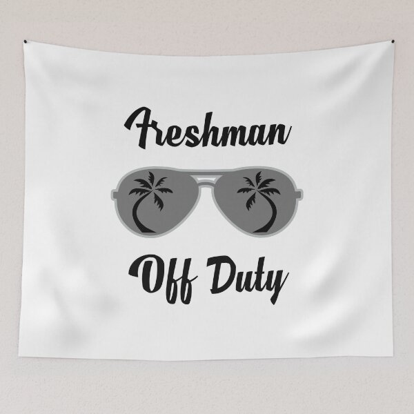 Item preview, Off Duty Freshman Funny Summer Vacation  designed and sold by Seas Wanda.