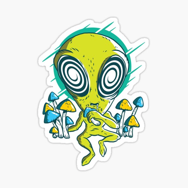 Drugs Alien Stickers for Sale | Redbubble