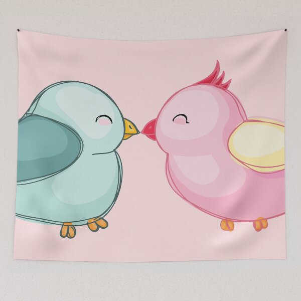 Item preview, love bird designed and sold by Masalla Ga.