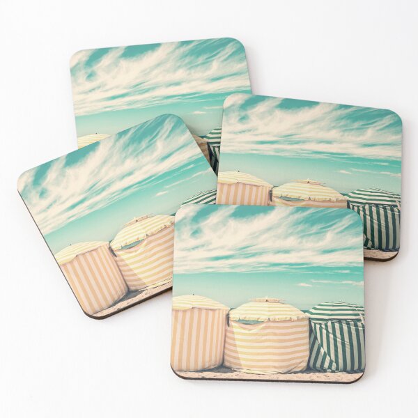 Item preview, Beach umbrellas in Deauville designed and sold by Delphimages Art.