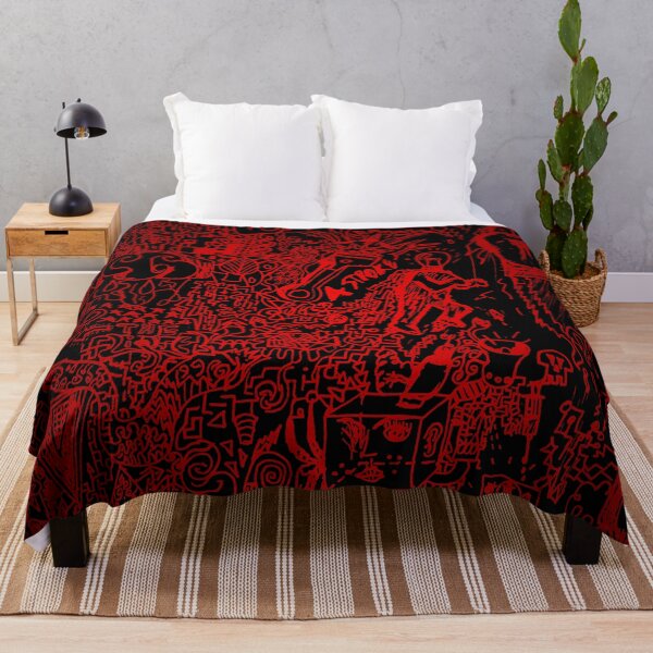 Item preview, Cesco Art, Red Edition Doodle Art Style Pattern designed and sold by etoide.