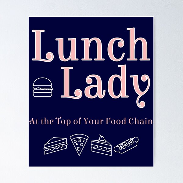 Item preview, Lunch Lady design Cafeteria Hero Funny Server product designed and sold by doodabobs.