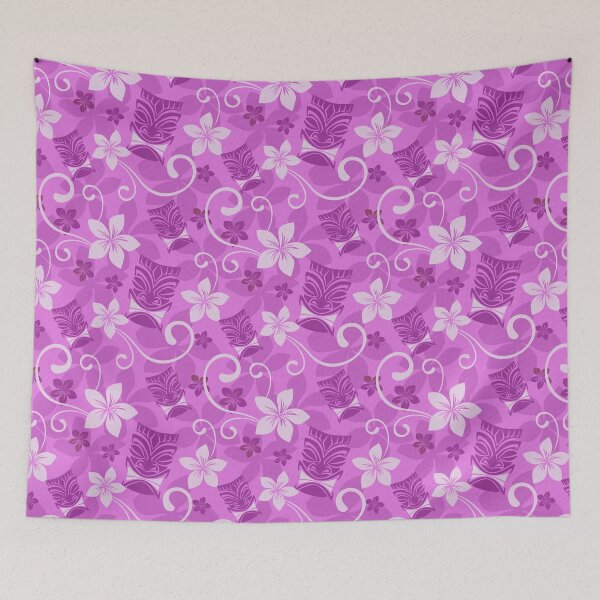 Item preview, Pink and Purple Tikis designed and sold by GraphicAllusion.