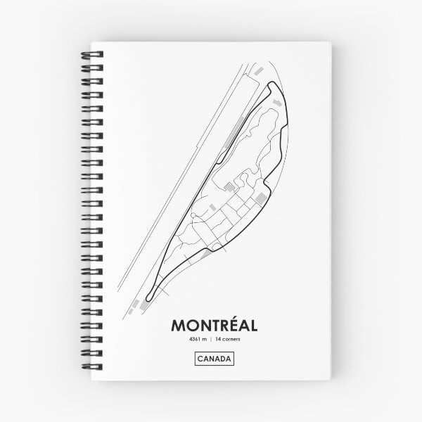 Item preview, Montreal - Canada Track Map designed and sold by andreanastasio.