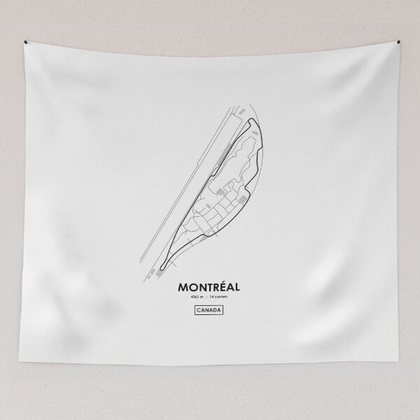 Item preview, Montreal - Canada Track Map designed and sold by andreanastasio.