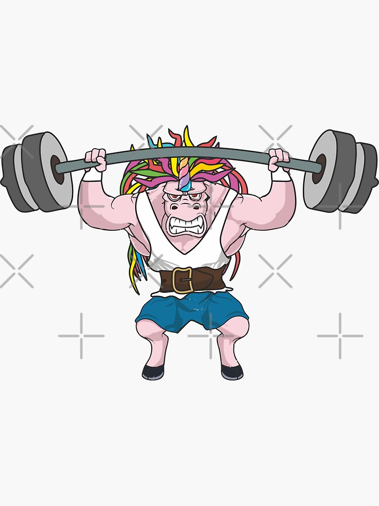 Bodybuilding Weightlifting Gifts' Sticker