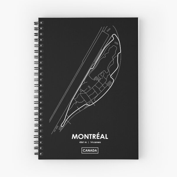 Item preview, Montreal - Canada Track Map WHITE designed and sold by andreanastasio.