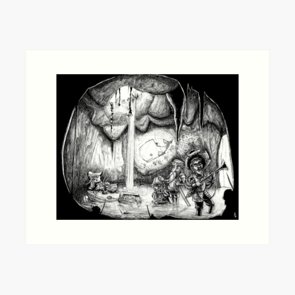 Cave of wonders Art Print