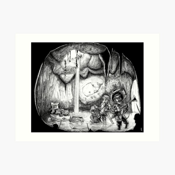 Cave of wonders Art Print