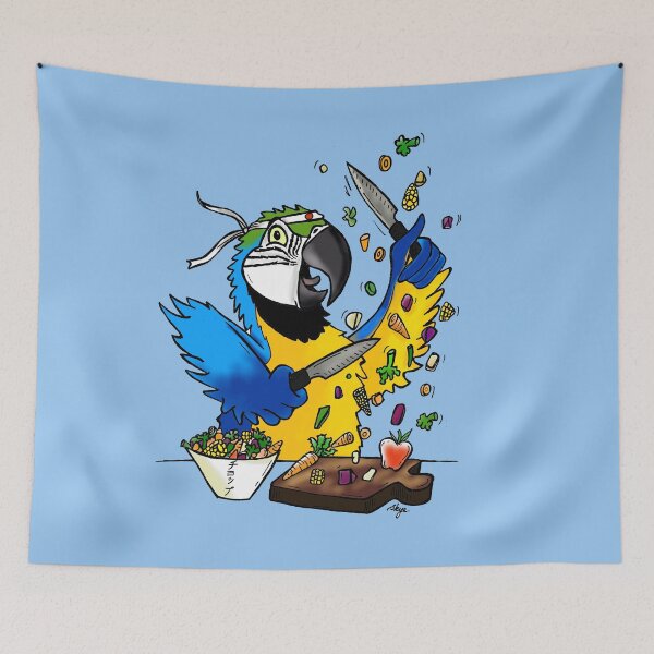 Item preview, Chop Macaw designed and sold by Skye Elizabeth Carroll.