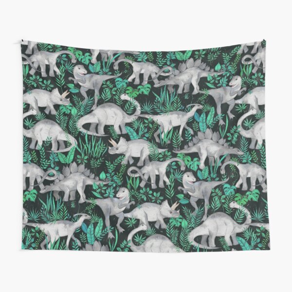 Discover Dinosaur Jungle Tapestry