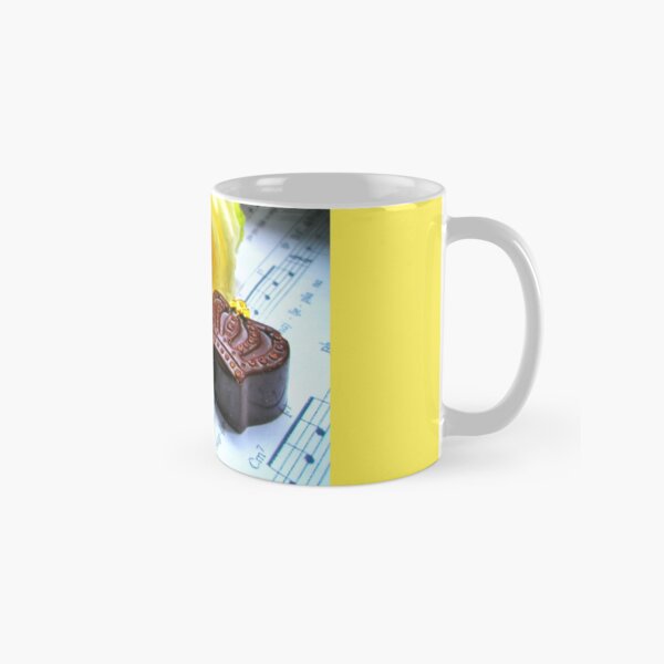 Chocolate, rose and music Classic Mug