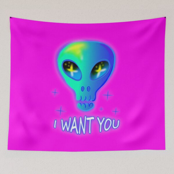 Item preview, Cute Harajuku Alien skull with x-eyes designed and sold by M-Lorentsson.
