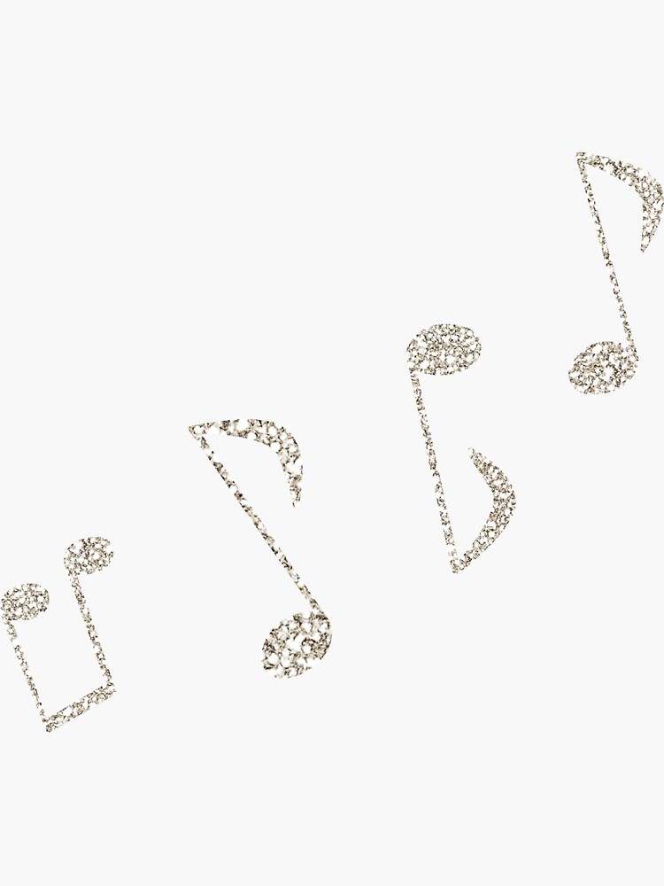 Sparkly Music Notes by OrangeJoos69