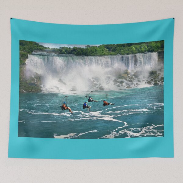 Item preview, City - Niagara NY - Flying over the Niagara designed and sold by Mike Savad Photography.