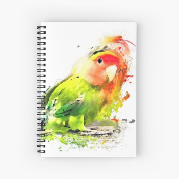 Lovebird Spiral Notebook