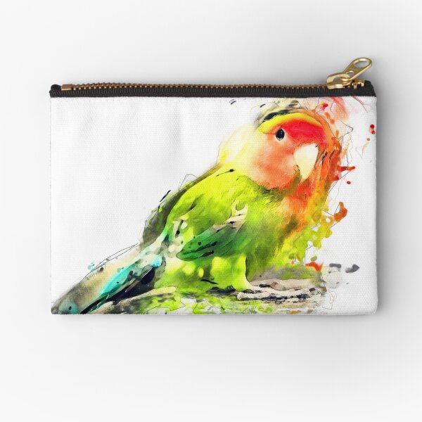 Lovebird Zipper Pouch