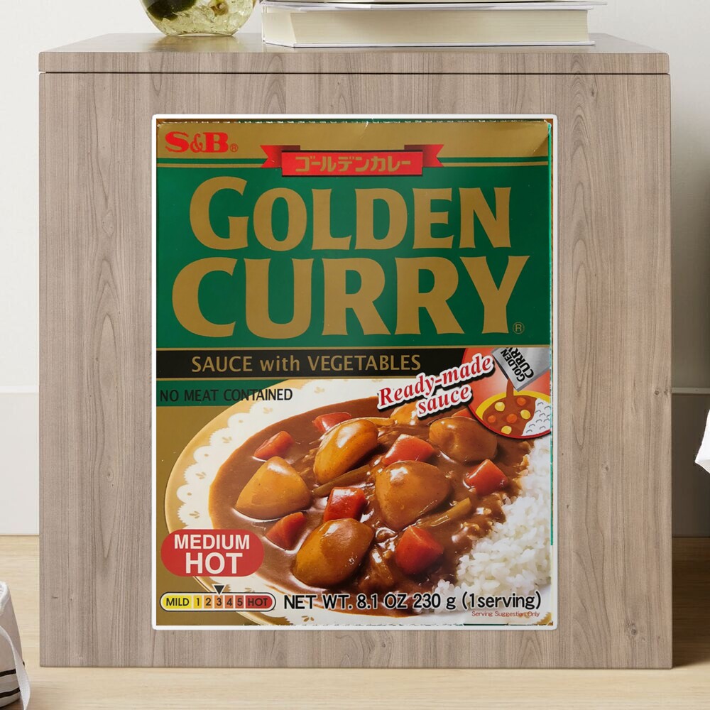 S&B Instant Golden Curry Sauce, Medium Hot - 230 g, 1 serving