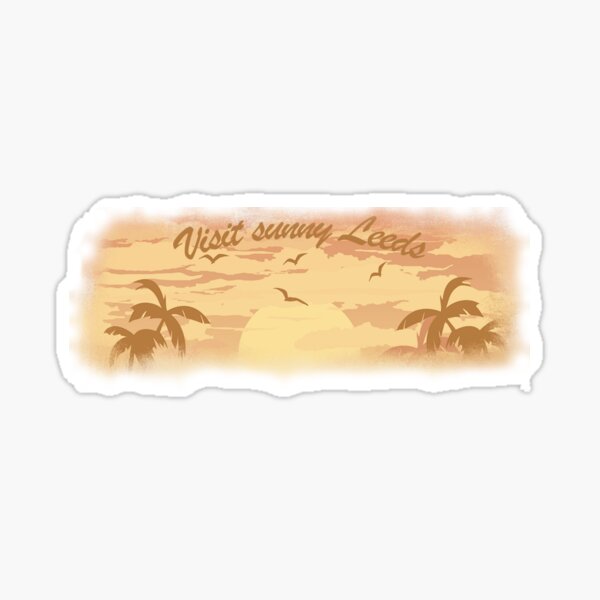Visit sunny Leeds Sticker