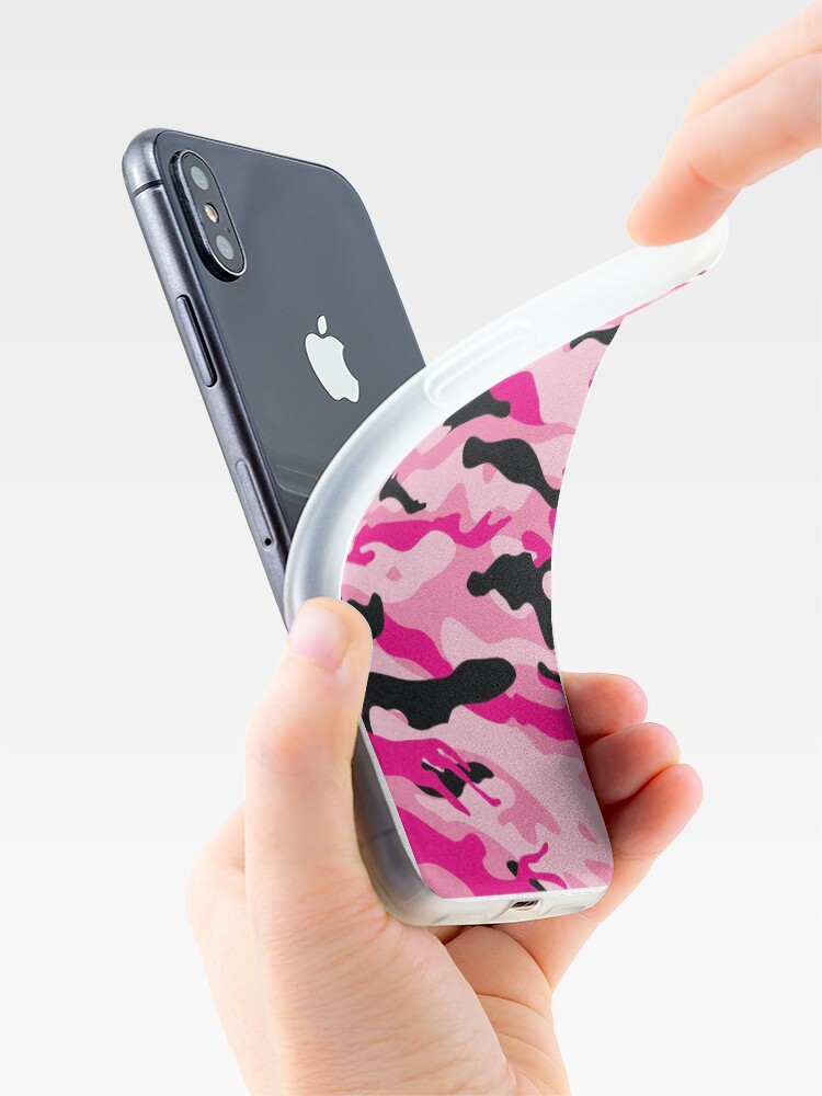 Alternate view of PINK CAMO iPhone Case & Cover