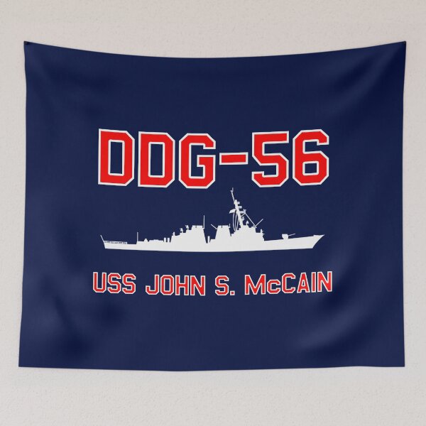 Item preview, USS John McCain (red) designed and sold by Thelittlelord.