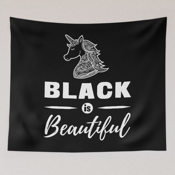 Item preview, Black is Beautiful: Fabulous Black Unicorn designed and sold by mrhighsky.