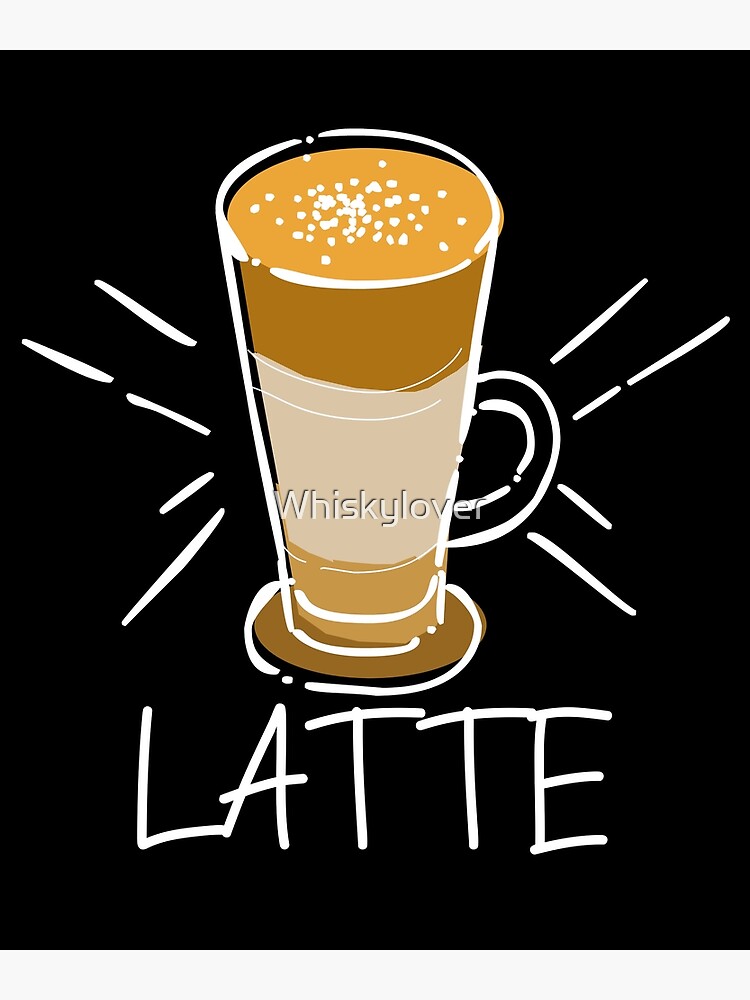 "Latte macchiato coffee! Cool funny sayings t shirt design coffee mug