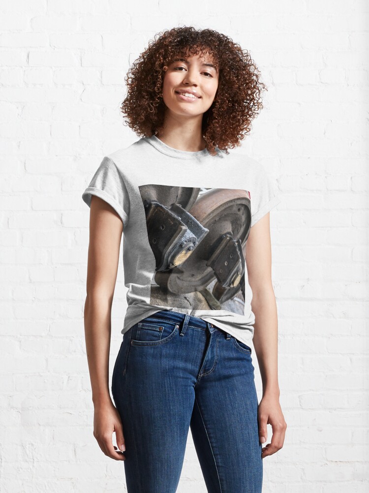 Alternate view of Them Wheels Ain't Turning Classic T-Shirt