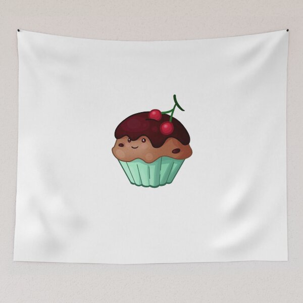 Item preview, Sweet cherry cupcake designed and sold by MinEkkoArt.