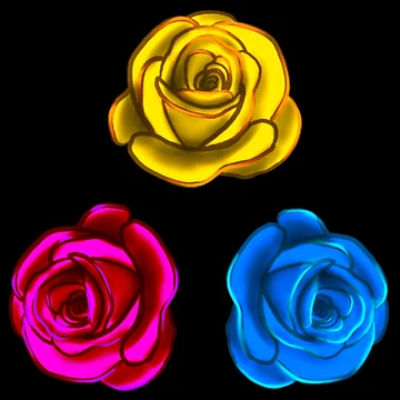 Artwork thumbnail, Rose pattern by colorsofcherry