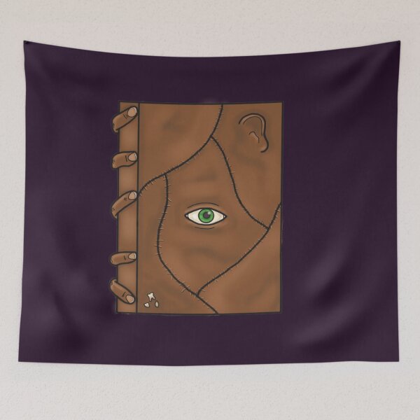 Item preview, Human Skin Spell Book designed and sold by TesiaMarieArt.