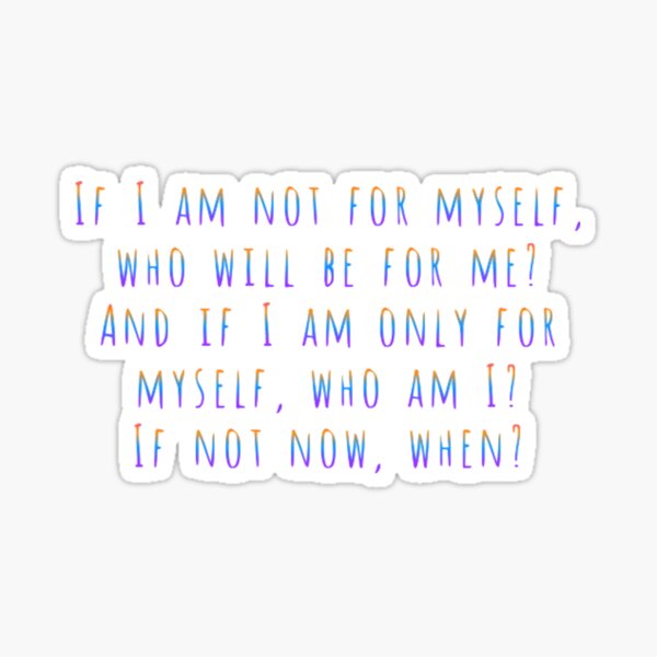 Item preview, Hillel the Elder Gradient Quote designed and sold by Valerie Berman.
