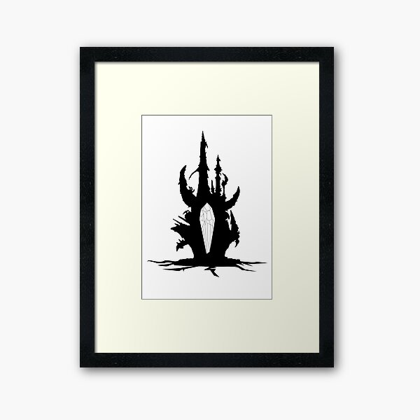 The dark crystal Castle Framed Art Print
