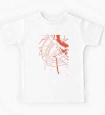 Amsterdam city map classic Kids Tee