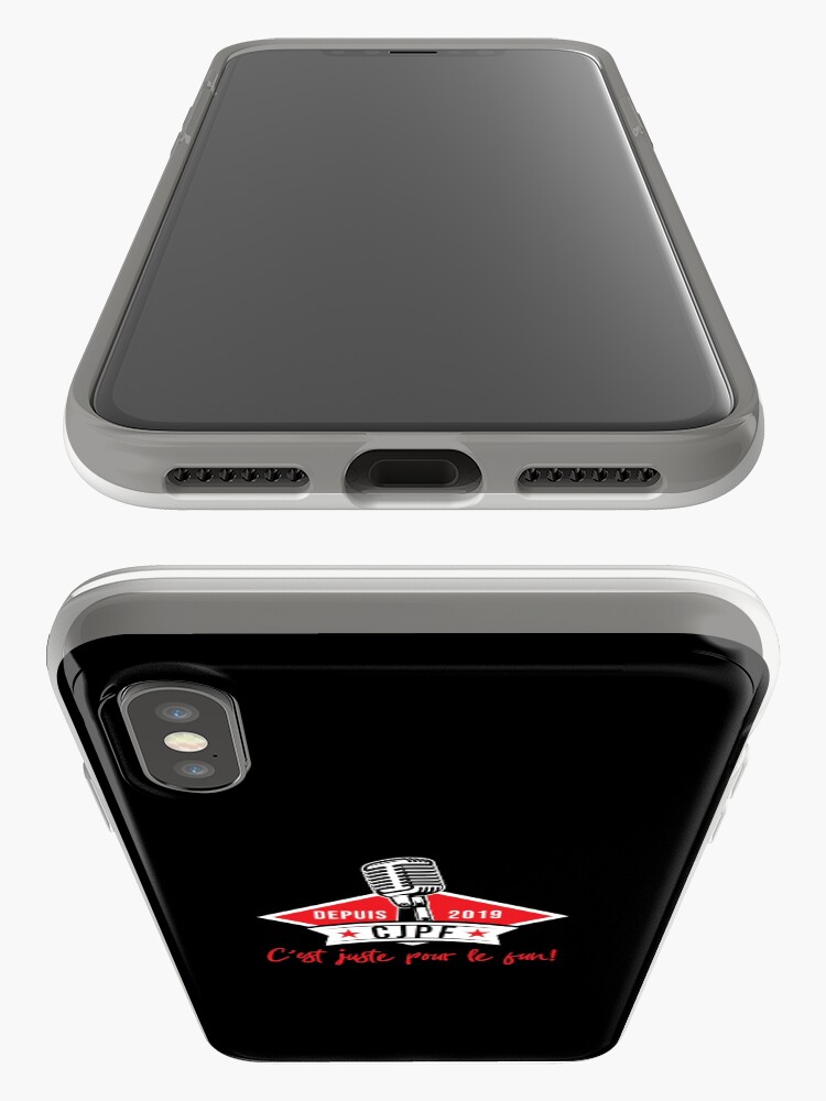 Coque iPhone ''Logo officiel de la radio CJPF' : autre vue