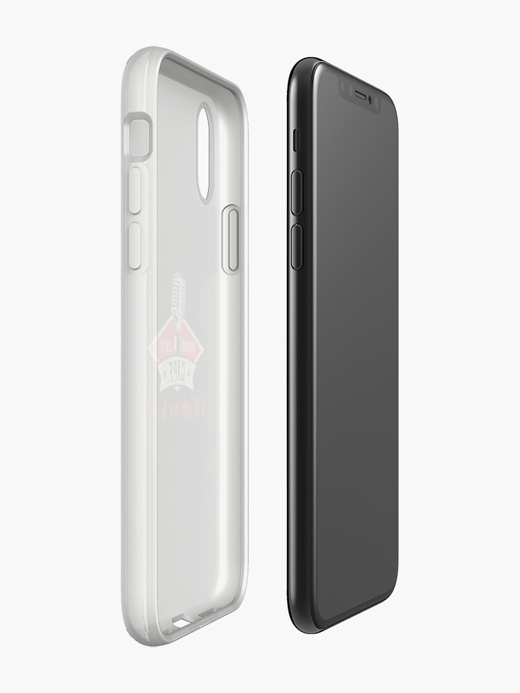 Coque iPhone ''Logo officiel de la radio CJPF' : autre vue
