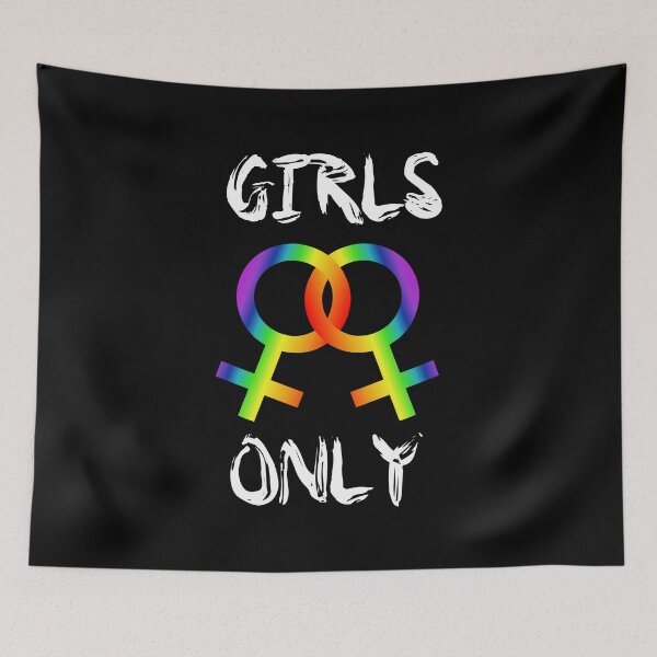 Item preview, Girls Only - Lesbian motive designed and sold by claudiasartwork.