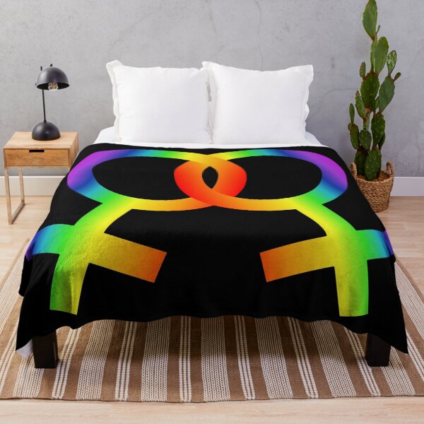 Item preview, Rainbow Venus symbol - lesbian designed and sold by claudiasartwork.